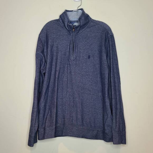 Izod Other - Izod saltwater 1/4 zip long sleeve pullover - large